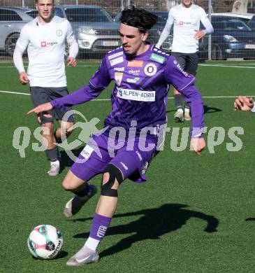 Fussball 2. Liga Testspiel. SK Austria Klagenfurt gegen ND Ilirija.  Almir Oda (Klagenfurt).. Klagenfurt, am 13.2.2026
Foto: Kuess
---
pressefotos, pressefotografie, kuess, qs, qspictures, sport, bild, bilder, bilddatenbank