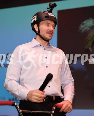 Praesentation des Sportjahresberichts Kaernten 2025. Kevin Boeck (BMX Freestyle).. 
Foto: Kuess
www.qspictures.net
---
pressefotos, pressefotografie, kuess, qs, qspictures, sport, bild, bilder, bilddatenbank