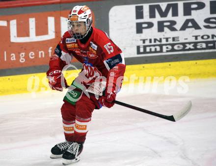 Eishockey ICE Bundesliga.  Winn2day ICE Hockey League. KAC gegen Hydro Fehervar AV 19.  Lennart Leitner  (KAC). Klagenfurt, am 16.1.2026
Foto: Kuess
www.qspictures.net
---
pressefotos, pressefotografie, kuess, qs, qspictures, sport, bild, bilder, bilddatenbank