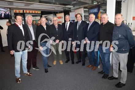 Verleihung des Gro&Atilde;�en Goldenen Ehrenzeichens an Landeshauptmann a.D. Franz Voves.  Hans Schaunig, Max Moser, Walter M&Atilde;&frac14;hlbacher, Winfried Daren, LH Peter Kaiser, Franz Voves, Herbert P&Atilde;&para;ck, Hans Sulzer, Paul Samonig. Klagenfurt, am 16.2.2026.
Foto: Kuess
www.qspictures.net
---
pressefotos, pressefotografie, kuess, qs, qspictures, sport, bild, bilder, bilddatenbank