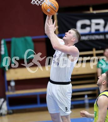 Basketball 2. Liga 2025/2026. Grunddurchgang 20. Runde.  KOS gegen Future Team Steiermark.  Jernej Andolsek Heine   (KOS),   Klagenfurt, am 28.2.2026
Foto: Kuess
---
pressefotos, pressefotografie, kuess, qs, qspictures, sport, bild, bilder, bilddatenbank