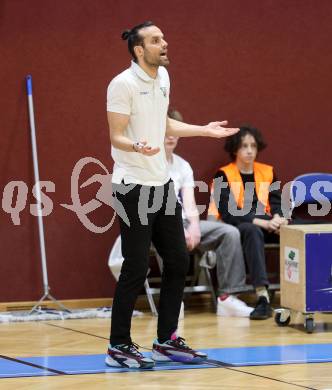 Basketball 2. Liga 2025/2026. Grunddurchgang 20. Runde.  KOS gegen Future Team Steiermark.  Trainer Dalibor Cevriz  (KOS),  Klagenfurt, am 28.2.2026
Foto: Kuess
---
pressefotos, pressefotografie, kuess, qs, qspictures, sport, bild, bilder, bilddatenbank