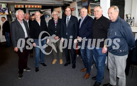 Verleihung des Gro&Atilde;�en Goldenen Ehrenzeichens an Landeshauptmann a.D. Franz Voves.   Max Moser, Walter Muehlbacher, Winfried Daren, Franz Voves, Herbert Poeck, Hans Sulzer, Paul Samonig. Klagenfurt, am 16.2.2026.
Foto: Kuess
www.qspictures.net
---
pressefotos, pressefotografie, kuess, qs, qspictures, sport, bild, bilder, bilddatenbank