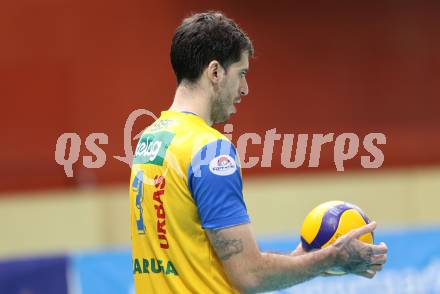 Volleyball.  Austrian Volley League Men.  VBK Kelag Woerther-See-Loewen Klagenfurt gegen SK Zadruga Aich/Dob.   Luan Weber  (Aich/Dob). Klagenfurt, am 7.3.2026.
Foto: Kuess
www.qspictures.net
---
pressefotos, pressefotografie, kuess, qs, qspictures, sport, bild, bilder, bilddatenbank