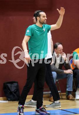 Basketball 2. Liga 2025/2026. Grunddurchgang 21. Runde.  KOS gegen Woerthersee Piraten.    Trainer Dalibor Cevriz (KOS),  Klagenfurt, am 8.3.2026
Foto: Kuess
---
pressefotos, pressefotografie, kuess, qs, qspictures, sport, bild, bilder, bilddatenbank