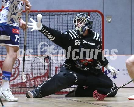 IFL Floorball.  KAC gegen VSV.  Maximilian Obereder  (KAC). Klagenfurt, am 10.1.2026.
Foto: Kuess
www.qspictures.net
---
pressefotos, pressefotografie, kuess, qs, qspictures, sport, bild, bilder, bilddatenbank
