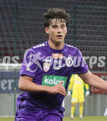 Fussball 2. Liga. SK Austria Klagenfurt gegen FAC Wien.  Matteo Kitz (Klagenfurt). Klagenfurt, 13.3.2026.
Foto: Kuess
www.qspictures.net
---
pressefotos, pressefotografie, kuess, qs, qspictures, sport, bild, bilder, bilddatenbank