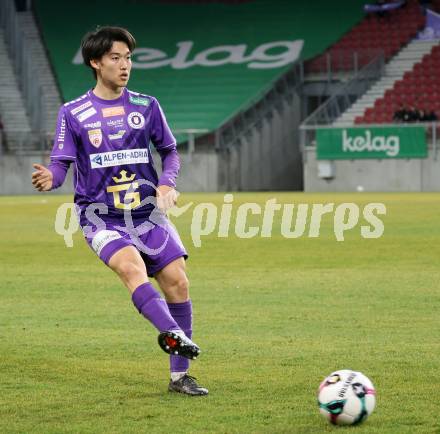 Fussball 2. Liga. SK Austria Klagenfurt gegen FAC Wien.  Rei Okada (Klagenfurt) Klagenfurt, 13.3.2026.
Foto: Kuess
www.qspictures.net
---
pressefotos, pressefotografie, kuess, qs, qspictures, sport, bild, bilder, bilddatenbank