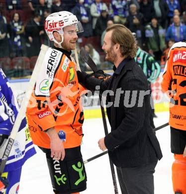 Eishockey ICE Bundesliga.  Winn2day ICE Hockey League. VSV gegen Graz99ers.  Alexander Rauchenwald   (VSV),  Chris Collins  (Graz). Villach, am 17.3.2026..
Foto: Kuess
www.qspictures.net
---
pressefotos, pressefotografie, kuess, qs, qspictures, sport, bild, bilder, bilddatenbank