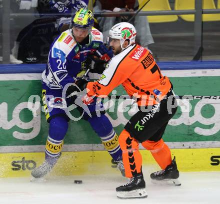Eishockey ICE Bundesliga.  Winn2day ICE Hockey League. VSV gegen Graz99ers.  Guus Van Nes  (VSV), Nicholas Bailen  (Graz). Villach, am 17.3.2026..
Foto: Kuess
www.qspictures.net
---
pressefotos, pressefotografie, kuess, qs, qspictures, sport, bild, bilder, bilddatenbank