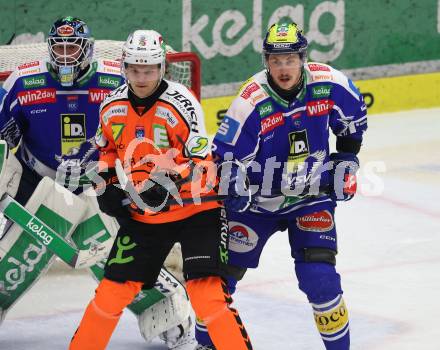 Eishockey ICE Bundesliga.  Winn2day ICE Hockey League. VSV gegen Graz99ers.   Dylan Macpherson (VSV),  Jakob Lippitsch (Graz). Villach, am 17.3.2026..
Foto: Kuess
www.qspictures.net
---
pressefotos, pressefotografie, kuess, qs, qspictures, sport, bild, bilder, bilddatenbank