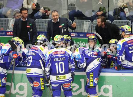 Eishockey ICE Bundesliga.  Winn2day ICE Hockey League. VSV gegen Graz99ers.  Co-Trainer Marco Pewal, Trainer Pierre Allard, Alexander Rauchenwald   (VSV). Villach, am 17.3.2026..
Foto: Kuess
www.qspictures.net
---
pressefotos, pressefotografie, kuess, qs, qspictures, sport, bild, bilder, bilddatenbank