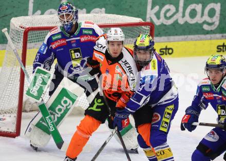 Eishockey ICE Bundesliga.  Winn2day ICE Hockey League. VSV gegen Graz99ers.   Johannes tschurnig, Joe Cannata  (VSV),  Paul Huber  (Graz). Villach, am 17.3.2026..
Foto: Kuess
www.qspictures.net
---
pressefotos, pressefotografie, kuess, qs, qspictures, sport, bild, bilder, bilddatenbank